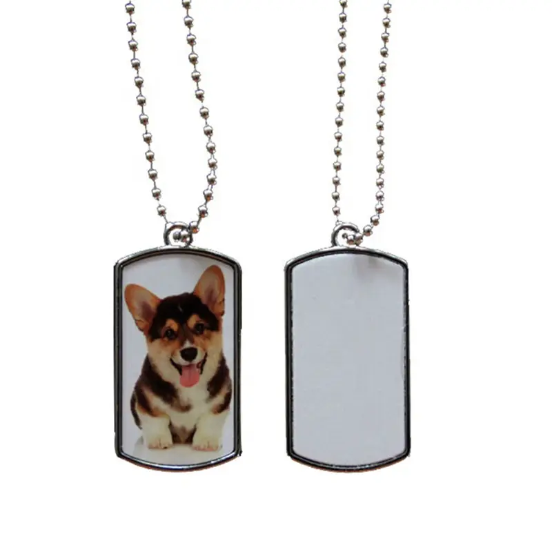 Holesale-collar de aleación de aluminio, etiqueta para perro