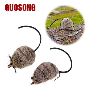 Souris réaliste mouche basse Bug mouche Topwater souris Rat mouche motif <span class=keywords><strong>pour</strong></span> <span class=keywords><strong>arc</strong></span>-<span class=keywords><strong>en</strong></span>-<span class=keywords><strong>ciel</strong></span> <span class=keywords><strong>truite</strong></span> brochet <span class=keywords><strong>pêche</strong></span> leurres appât - Product Image 5