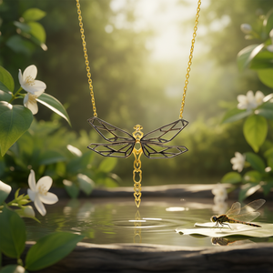Origami libélula diseño colgante turco venta al por mayor hecho a mano 925 joyería de plata esterlina turco hecho a mano al por mayor - Product Image 3