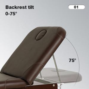 Luxus moderne Beauty Spa Salon Möbel Körperpflege verstellbare Massivholz <span class=keywords><strong>Thai</strong></span> Gesichts bett <span class=keywords><strong>Massage</strong></span> tisch - Product Image 5