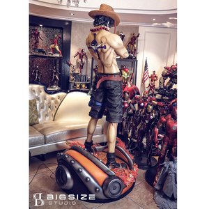 가장 저렴한 일본 애니메이션 빅 원피스 킹 에이스 액션 피규어 소장용 수지 주조 동상 차고 키트. - Product Image 6