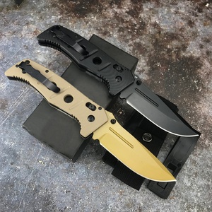 Cuchillo Plegable de Supervivencia OEM DIY para Exteriores, Mango G10, Hoja 9Cr18Mov, 275, 60HRC, para Caza y Camping - Product Image 6