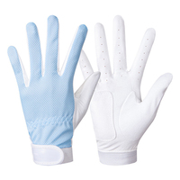 Logo personnalisé rose blanc dames billard Golf Sport demi doigt gants gants de vélo gants de vélo pour les femmes