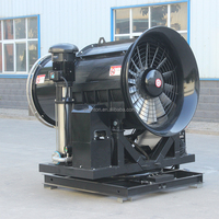 Pulvérisateur agricole électrique anti-poussière Zhenton ZT100 avec ventilateur, contrôle automatique à distance/PLC, canon à brouillard industriel