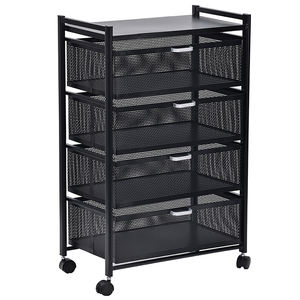 ชั้นวางของเหล็กคาร์บอน4ชั้นสี่เหลี่ยมสำหรับห้องครัว - Product Image 2