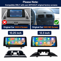 12.3 pouces voiture vidéo lecteur Dvd système Linux sans fil Carplay AUTO pour BMW X3 E83 2005 2007 2008 GPS voiture multimédia Gps Navi Audio