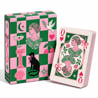 Cartes à Jouer Personnalisées Écologiques et Durables, Jeu de Poker Personnalisé avec Boîte Personnalisée, Promotion de Marque Familiale, Vente en Gros
