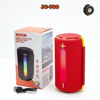 Nouvelle enceinte portable JC-700 RGB avec lumière, double haut-parleur, lecture de carte, basses puissantes et subwoofer pour extérieur