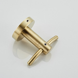 ตะขอแขวนผ้าเช็ดตัวแบบติดผนังสองห่วง สแตนเลส 304 ยี่ห้อ Saint Ruijia แบบเจาะผนัง - Product Image 2
