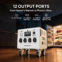 Centrale Électrique Portable OEM 3600W 2662.4Wh à Onde Sinusoïdale Pure, Générateur Solaire MPPT pour Camping et Alimentation de Secours d'Urgence