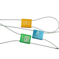 Manufacturer Yellow Cable Seals Metal Zip Tie Wire Rope Seal