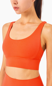 OEM ODM 2023 Nouveau <span class=keywords><strong>NULS</strong></span> Aligner Sexy Workout Sportswear Activewear Outfit Fitness Gym Yoga Wear Yoga Sports Cross Back Sports Soutien-gorge de sport - Product Image 5