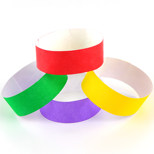 Biểu tượng tùy chỉnh Tyvek giấy dây đeo cổ tay và vòng đeo tay cho sự kiện vé câu lạc bộ truy cập & công viên giải trí nhập học - Product Image 3