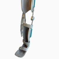 Orthèses en acier de fixation de pied de cheville de genou réglable de haute qualité pour adultes fixateur de jambe de membre inférieur pour la physiothérapie