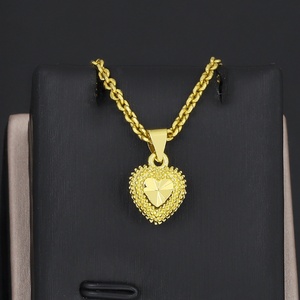 จี้ทองคำชุบ 24K รุ่น JXX รูปดาวและหัวใจ ทำจากทองแดง จี้แฟชั่นสำหรับผู้หญิง - Product Image 6