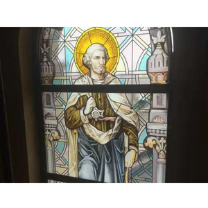 Dégradé décoratif Intérieur Plafond Dômes Vitrail antique Puits de lumière <span class=keywords><strong>Cathédrale</strong></span> Sécurité <span class=keywords><strong>Verre</strong></span> imprimé numérique - Product Image 5