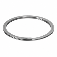Lisprings Balanced Spiral Self-Locking Retaining Ring | Carbon Steel 304H 316 Stainless Steel, Plain Finish 40-52 HRC
