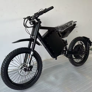Venta Directa de Fábrica, Bicicleta Eléctrica CS20 8000-15000 con Motor QS, Batería de 72V, Una Velocidad, Asiento Largo, 12000 Vatios - Product Image 3