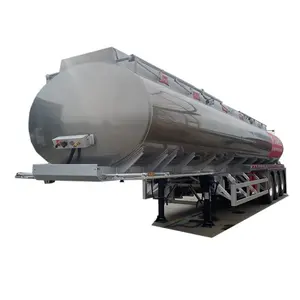 Semirremolque Aleación de aluminio 45000 litros Diesel Palm Fuel Tanker Oil Tank Semirremolque para la venta
