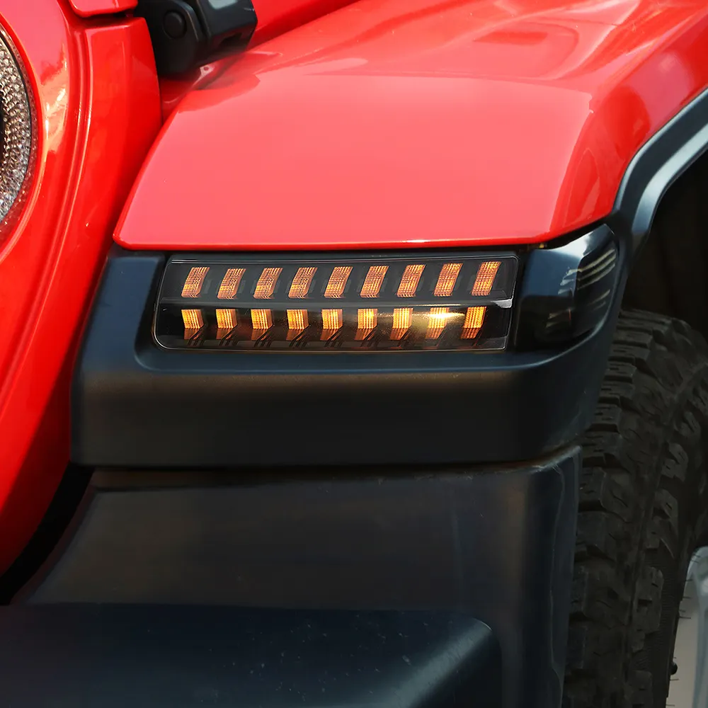 Lampe de clignotant en aluminium avec yeux d'ange Ip67, clignotant avant à Led pour Jeep Jl, prix d'usine en gros