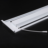 Panneau lumineux LED encastré à haute luminosité, respectueux de l'environnement, IP20, avec capteur d'urgence, certifié CE RoHS pour les projets européens