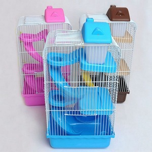 Vente en gros de <span class=keywords><strong>cages</strong></span> à hamsters personnalisées de luxe, bon marché, grandes, à 3 étages, en acrylique, pour la vente - Product Image 2