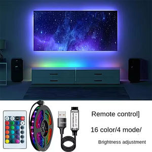 Barra de luz LED de 5V, luz de fondo USB autoadhesiva RGB de bajo voltaje, caja de luz colorida, luz ambiental LED con función regulable, venta al por mayor. - Product Image 3