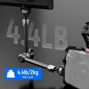 Focus 11 "Brazo mágico articulado con cabezales de bola de 360 ° Pasadores de ubicación para ARRI para montaje en Monitor de cámara - Product Image 4