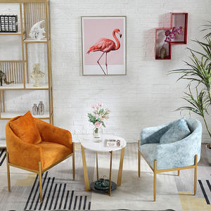 Divano divano in ferro singolo divano retrò americano <span class=keywords><strong>B</strong></span> & <span class=keywords><strong>B</strong></span> coffee shop balcone reception nordico sedia leggera di lusso - Product Image 2