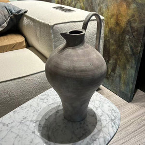 <span class=keywords><strong>Vaso</strong></span> Decorativo <span class=keywords><strong>in</strong></span> Stile Wabi-Sabi Nordico Vintage <span class=keywords><strong>in</strong></span> Materiale Composito per Arredamento Casa e Scrivania - Product Image 4