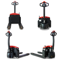 Transpalette Électrique YCMG 1,5 Tonne, Chariot Élévateur à Hauteur de Levage de 1,6 M, Batterie 24V, Roues en Caoutchouc pour Stockage en Entrepôt, Certifié CE