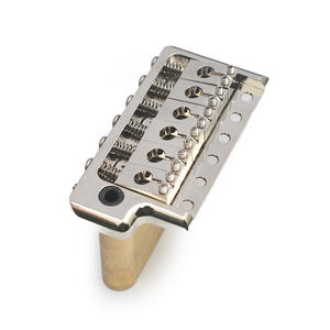 Puente de Trémolo de Latón Macizo de Alta Calidad OEM, Mecanizado con Precisión, Puente de Guitarra Eléctrica de 6 Tornillos, Alta Resonancia y Ligero - Product Image 1