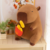 Peluche Capybara EZBABY Simulation Frites Françaises, en Coton PP, Extensible, Mignonne, Poupée Anime, Peluche Douce
