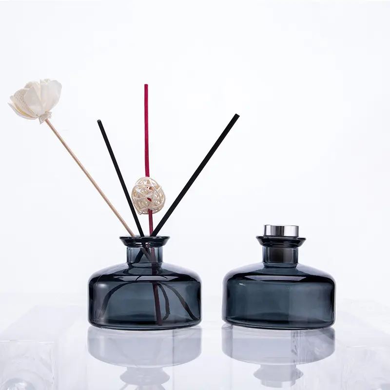 Wholesale Rattan Reed Sticks Home Fragrance Diffuser Empty Reed Diffuser Glass Bottle