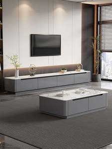 Modern <b>Tv</b> Console Table Living Room Furniture Luxury <b>Tv</b> <b>Stand</b> <b>Tv</b> Cabinet for Bedroom Unfinished <b>Teak</b> Wood Furniture - Product Image 6