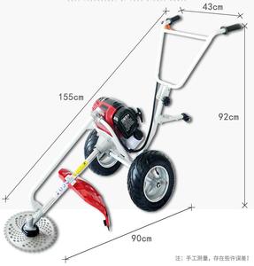 Core Factory 2-Stroke Cordless <b>Mini</b> Power Cultivator <b>Robotic</b> Drive Agricultural Tractor Brush Cutter for Grass Industrial Grade - Product Image 5