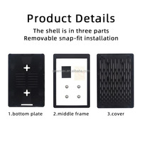 Geermax Neutre Fabriqué en Chine Boîtier ABS pour Raspberry Pi 4B avec évents de refroidissement