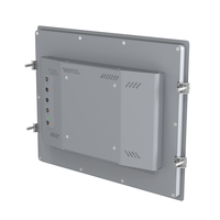 Monitor sentuh kapasitif LCD industri tanpa kipas 12.1 ", kecerdasan tahan air USB 1024x768 resolusi 9-36V tegangan lebar