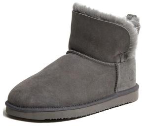 Bottes de neige d'hiver unisexes à plateforme classique en daim et fourrure de mouton pliables et moches pour hommes et femmes - Product Image 3