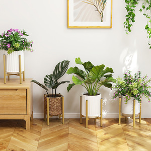 Venta al por mayor sala de estar de metal plantas en maceta hierro organizar estante escalable esquina planta soporte estante olla Tanaman interior soporte de almacenamiento - Product Image 2