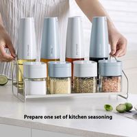Bouteille d'huile en verre à bec anti-goutte à ouverture automatique de 500ml 4 couleurs harmonieuses avec poignée ergonomique pour le stockage des aliments