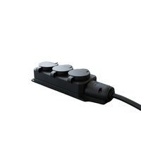 Prise Schuko universelle standard européenne 3 voies, IP54, étanche, matériau TPE, connecteur d'alimentation extérieur industriel, 16A