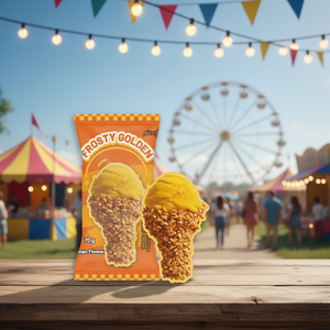 Es Krim Mangga Drumstick Ayam Besar, Rasa Buah Asli, Menyegarkan & Lembut, Es Krim Musim Panas yang Populer - Product Image 1