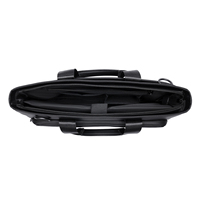 Porte-documents de luxe pour hommes, souple, haut de gamme, décontracté, étanche, léger, grande capacité, doublure en polyester Pu, fermeture éclair