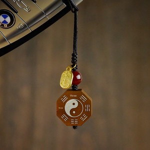 Chaîne <span class=keywords><strong>de</strong></span> téléphone portable Tai Chi en bois <span class=keywords><strong>de</strong></span> jujube incrusté d'argent, bijoux taoïstes, bracelet personnalisé GJX0005 - Product Image 3