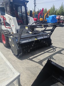 Nhỏ 60 inch 900 mét chiều rộng <span class=keywords><strong>Mini</strong></span> Skid chỉ đạo Bộ nạp lâm nghiệp mulcher - Product Image 2