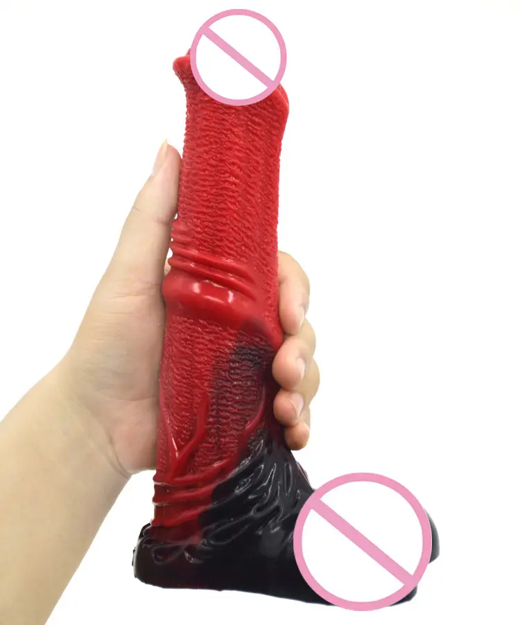 Faak-consolador de silicona suave grande para mujer juguete sexual de animal de 9,64 pulgadas, pene de caballo, poni, vagina, consolador de caballo de 2,16 de diámetro