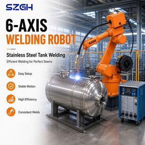 Bras robotique industriel SZGH Cobot pour soudage laser, avec moteur de boîte de vitesses portable et fonctions de positionnement avancé par suivi - Product Image 1
