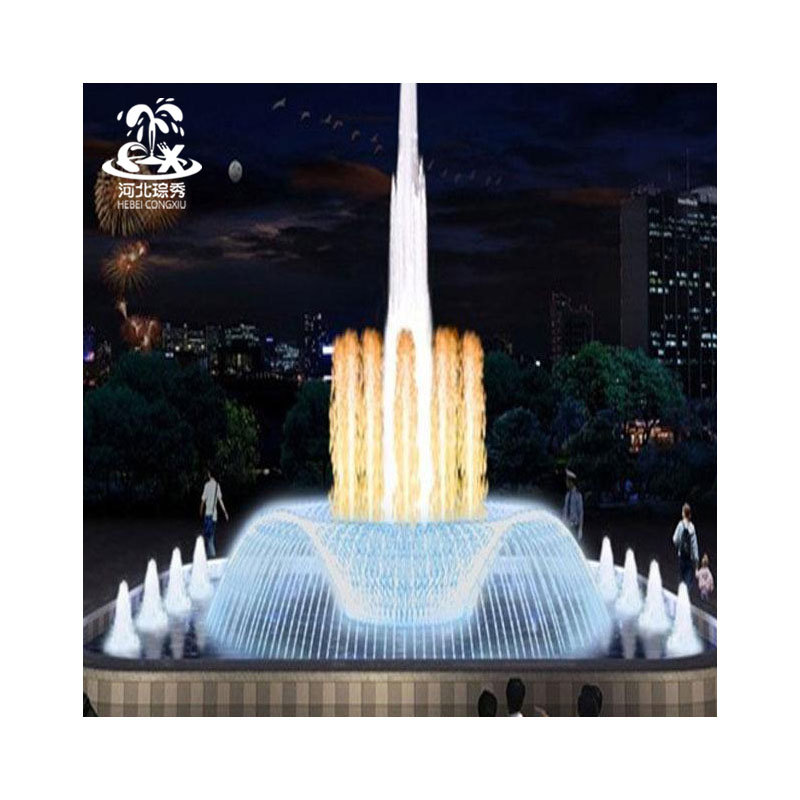 30M Colorful Led Lights Outdoor 10M Big 1.5m-30m Water Show Park Music Water Fountain Equipment Outdoor Garden
