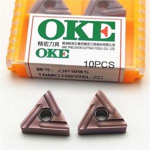 Oke chèn tnmg biến tnmg160404r/L tnmg160408r/L-ZC op1215 oke máy CNC ban đầu cắt cacbua công cụ cho máy tiện - Product Image 1